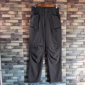 Men's EUC Unbranded Gray Cargo Hiking Small Pants